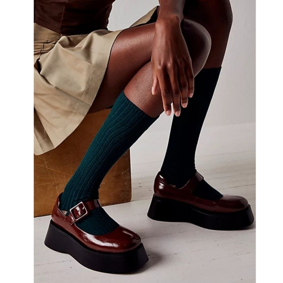 Free People JEFFREY CAMPBELL Ichika Platform in Brown - Picture 1 of 8